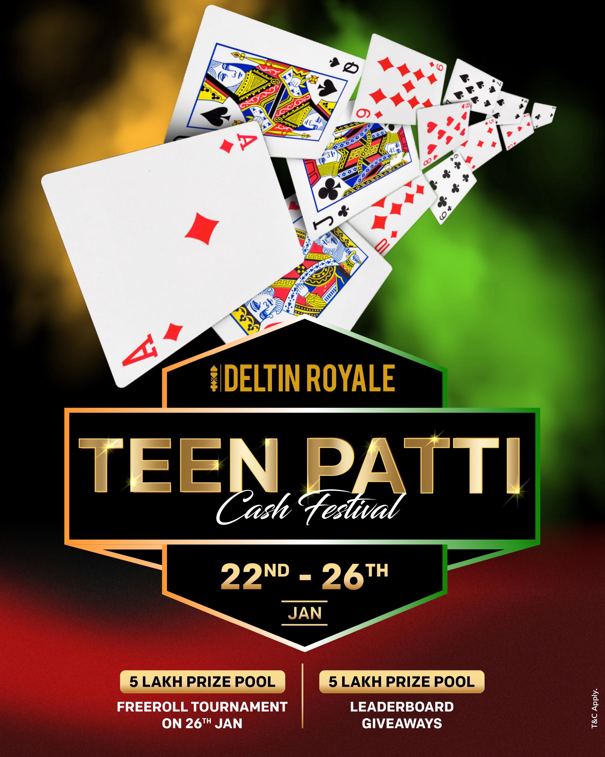 TEEN PATTI CASH FESTIVAL