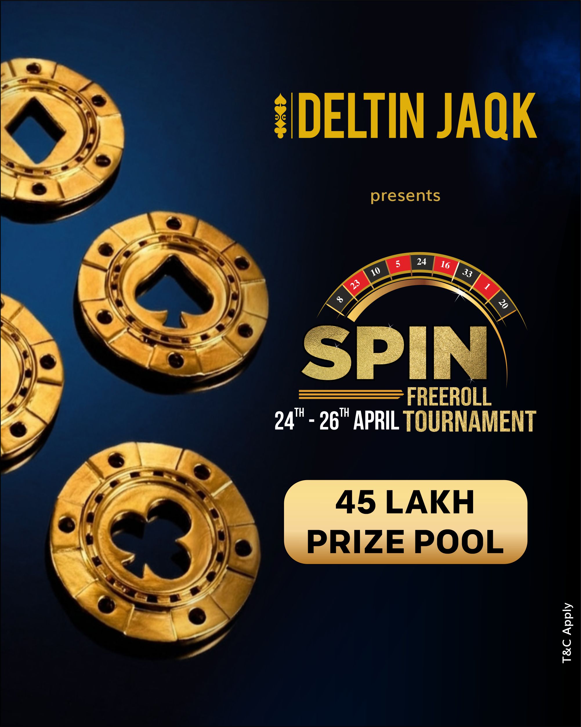 SPIN FREEROLL TOURNAMENT